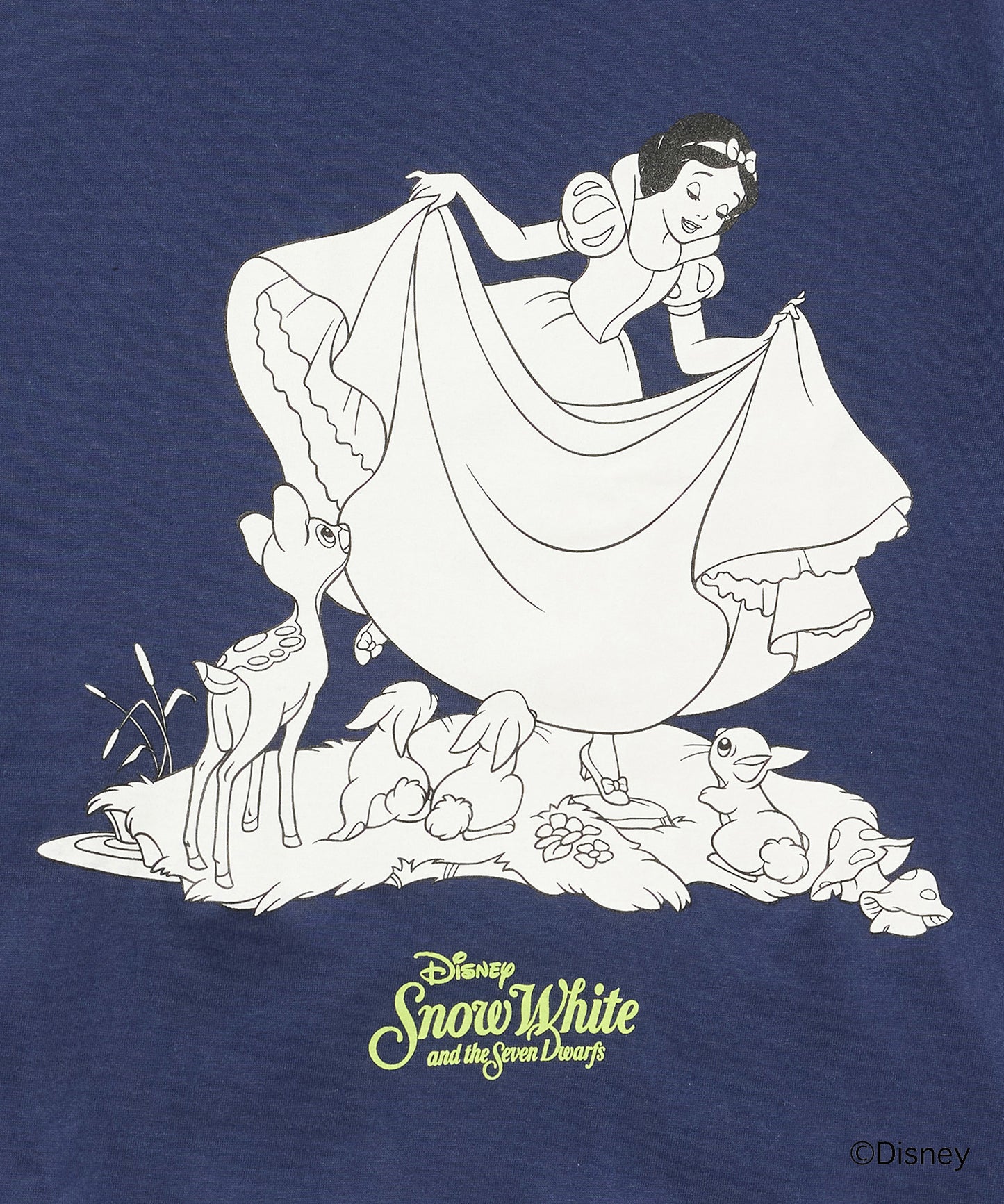 Disney 『Snow White』 NON TOKYO 　PRINT SHORT T-SHIRT(SNOW WHITE)
