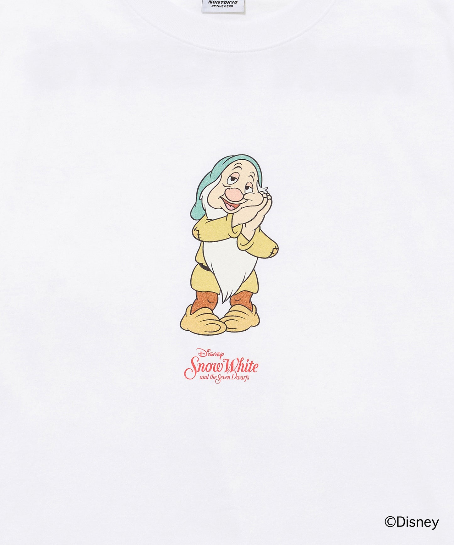 Disney 『Snow White』 NON TOKYO 　PRINT BIG T-SHIRT(SLEEPY)