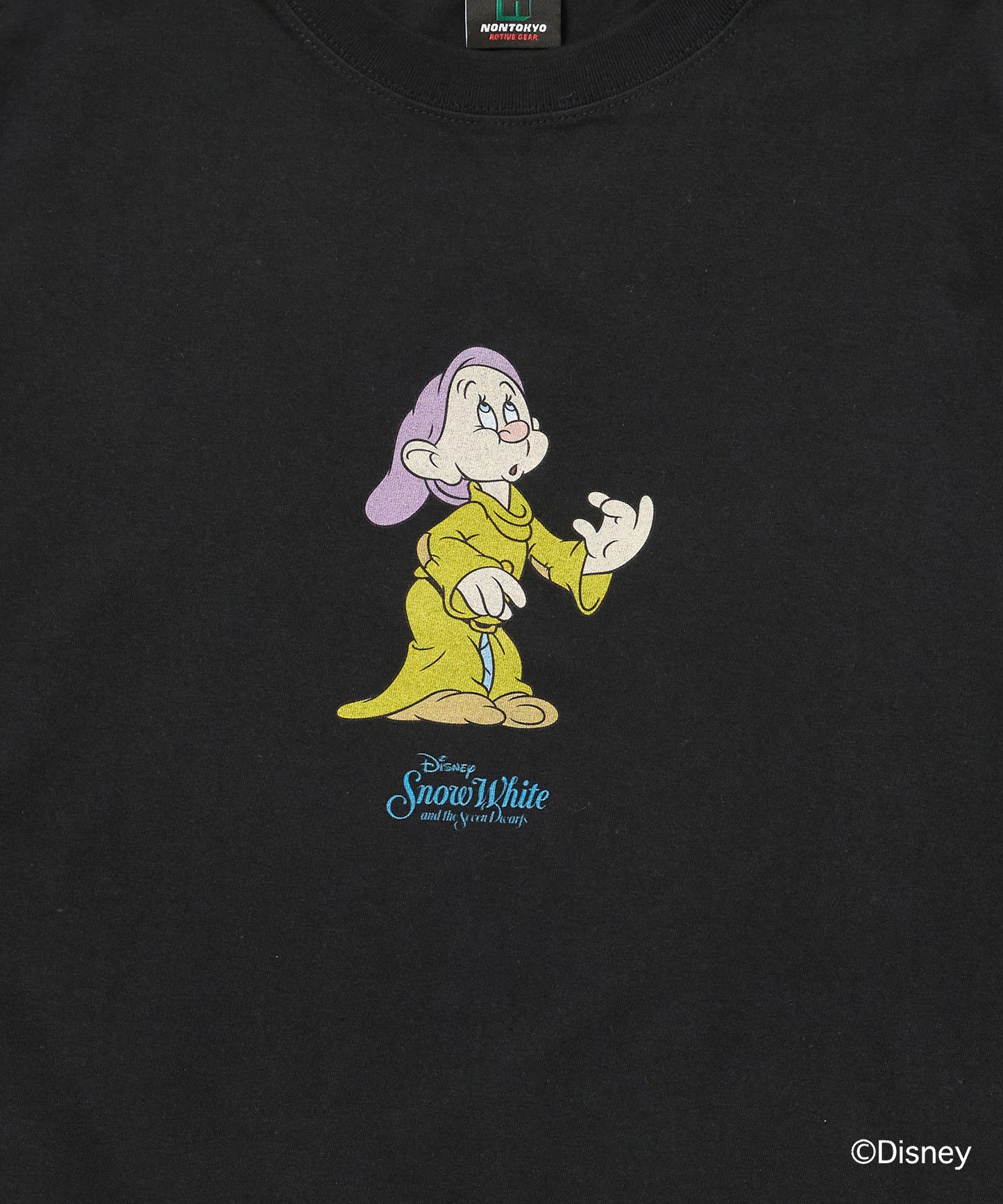 Disney 『Snow White』 NON TOKYO 　PRINT BIG T-SHIRT(DOPEY)