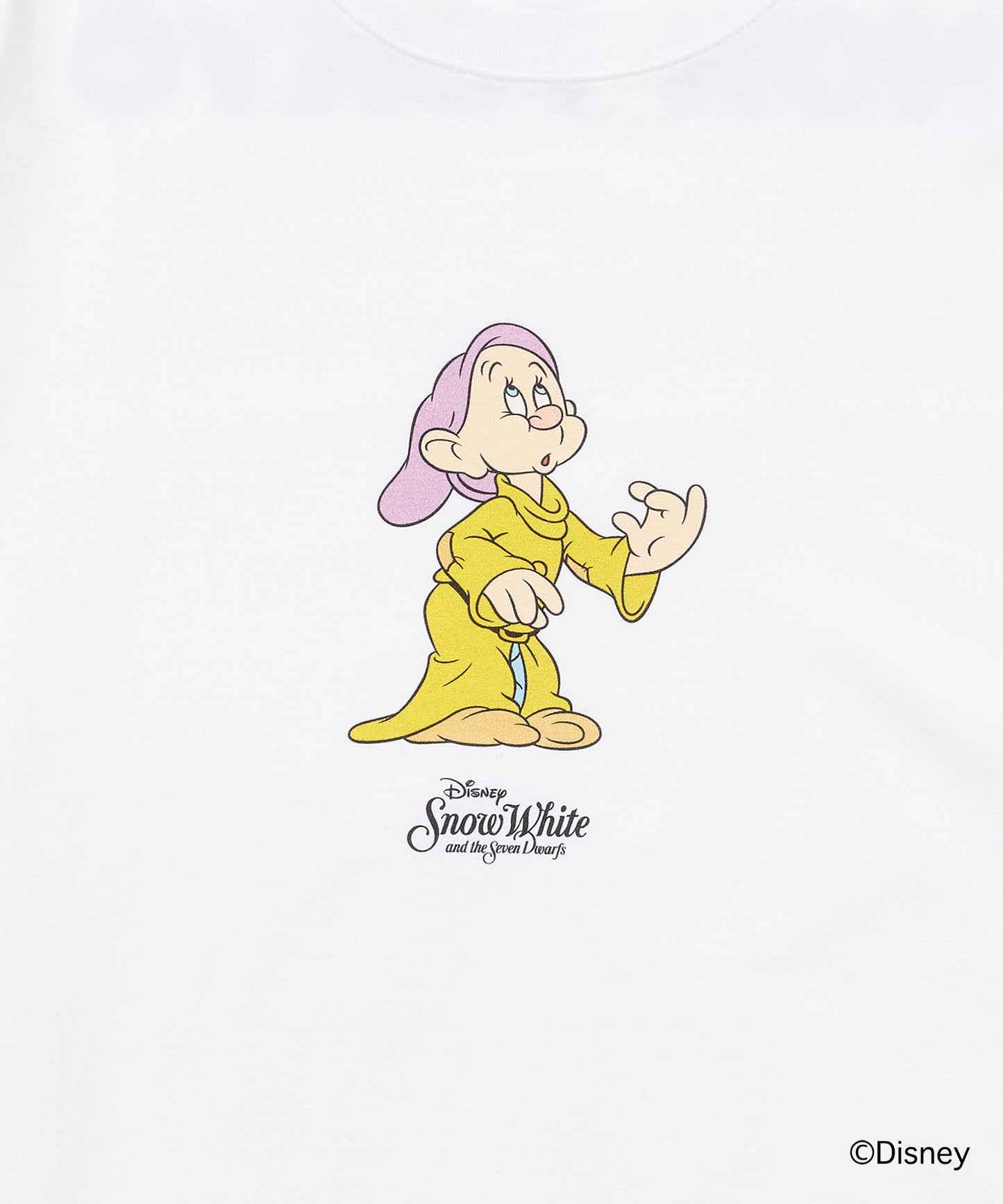 Disney 『Snow White』 NON TOKYO 　PRINT BIG T-SHIRT(DOPEY)