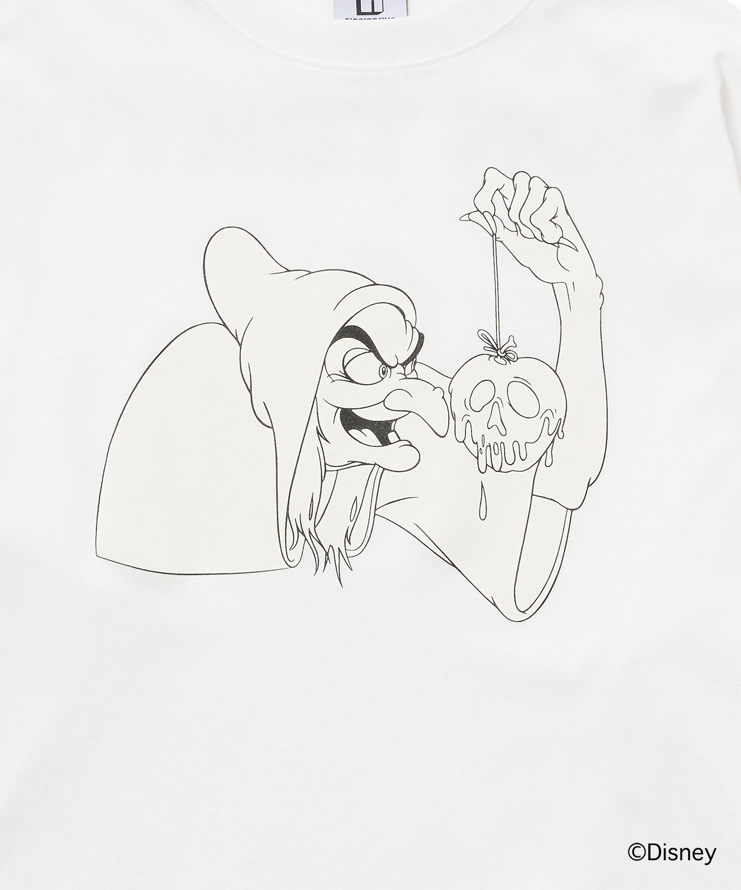 Disney 『Snow White』 NON TOKYO 　PRINT L/S T-SHIRT(OLD HAG)