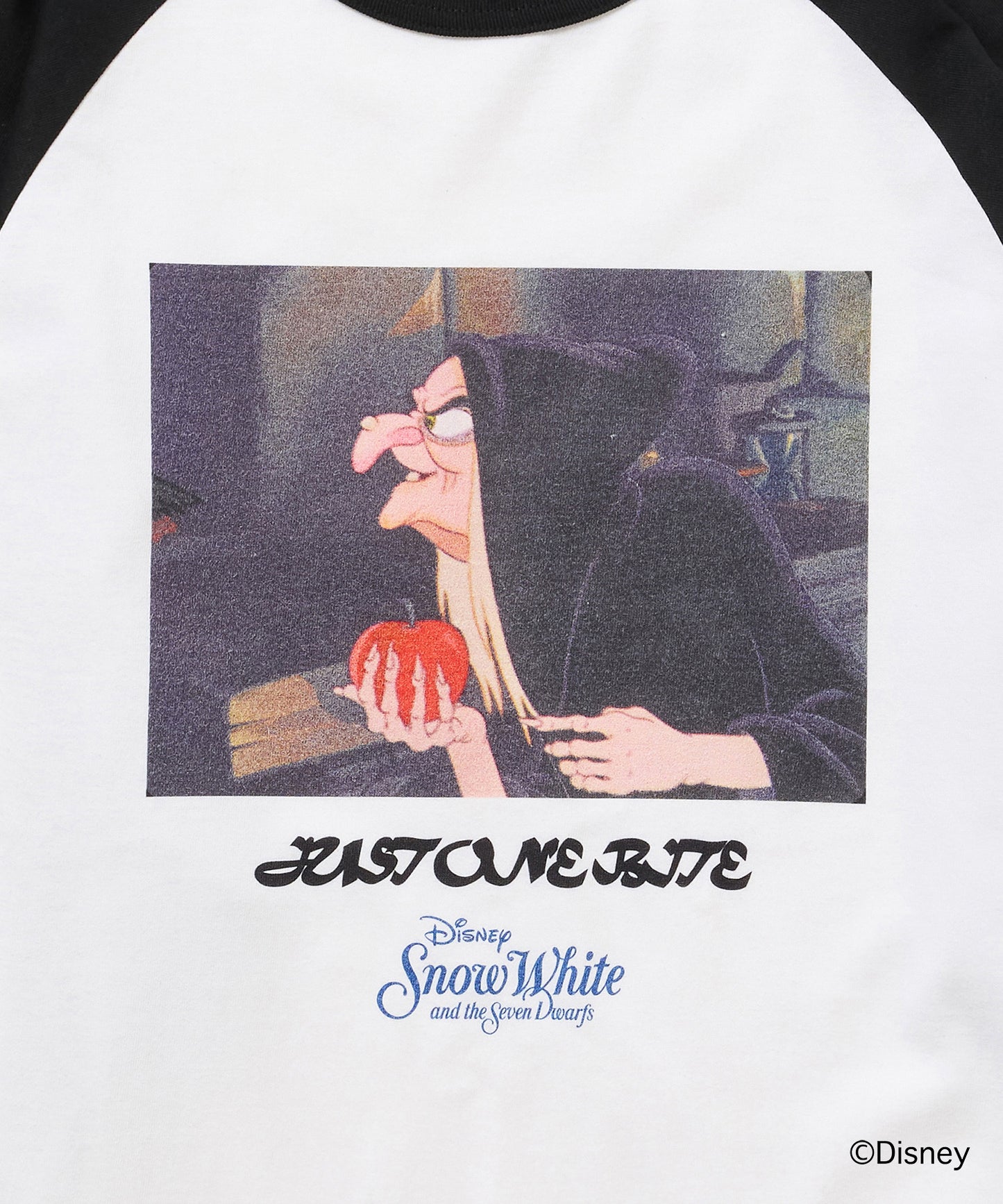 Disney 『Snow White』 NON TOKYO 　PRINT RAGLAN T-SHIRT(OLD HAG)