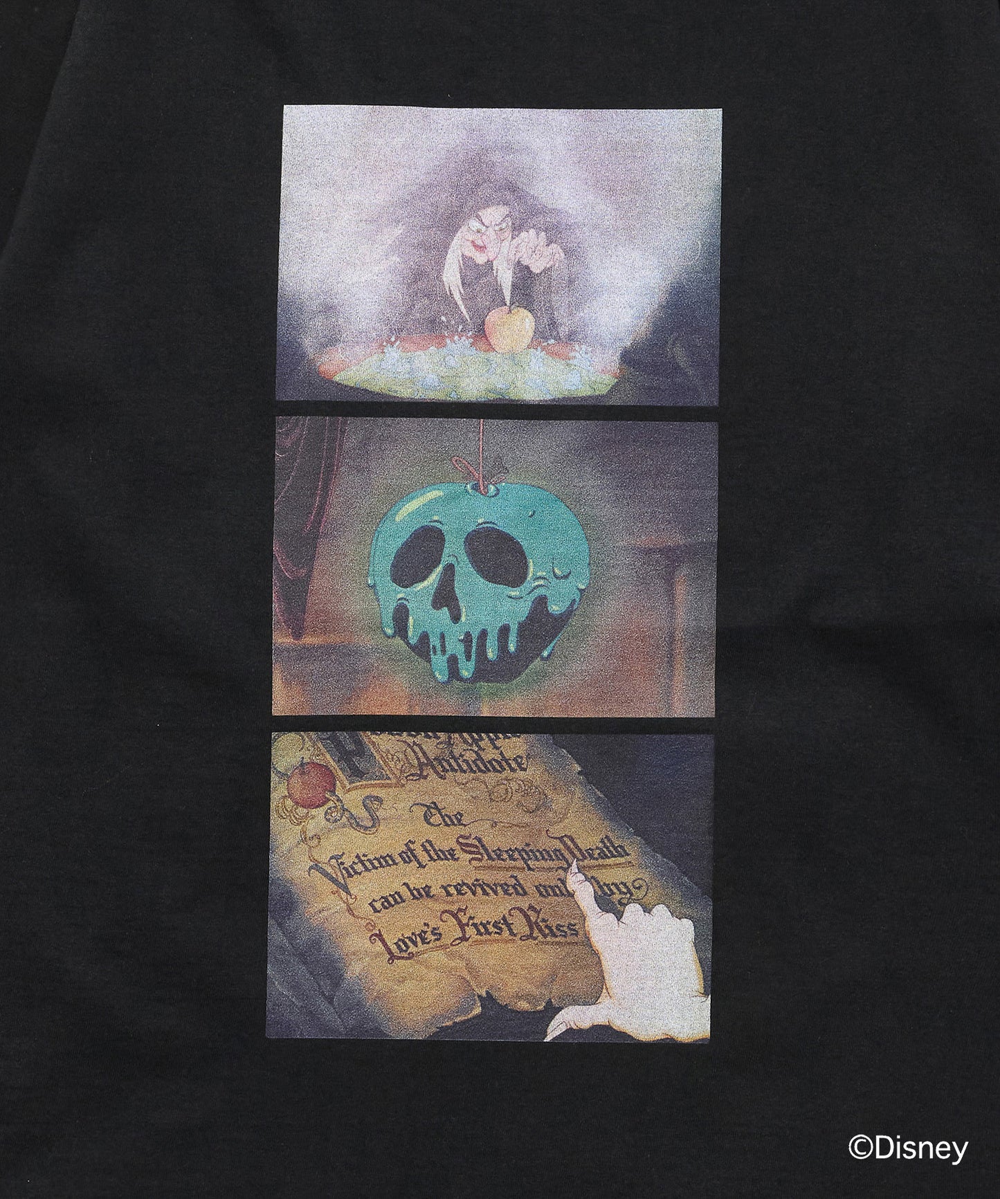 Disney 『Snow White』 NON TOKYO 　PRINT L/S T-SHIRT(POISON APPLE)