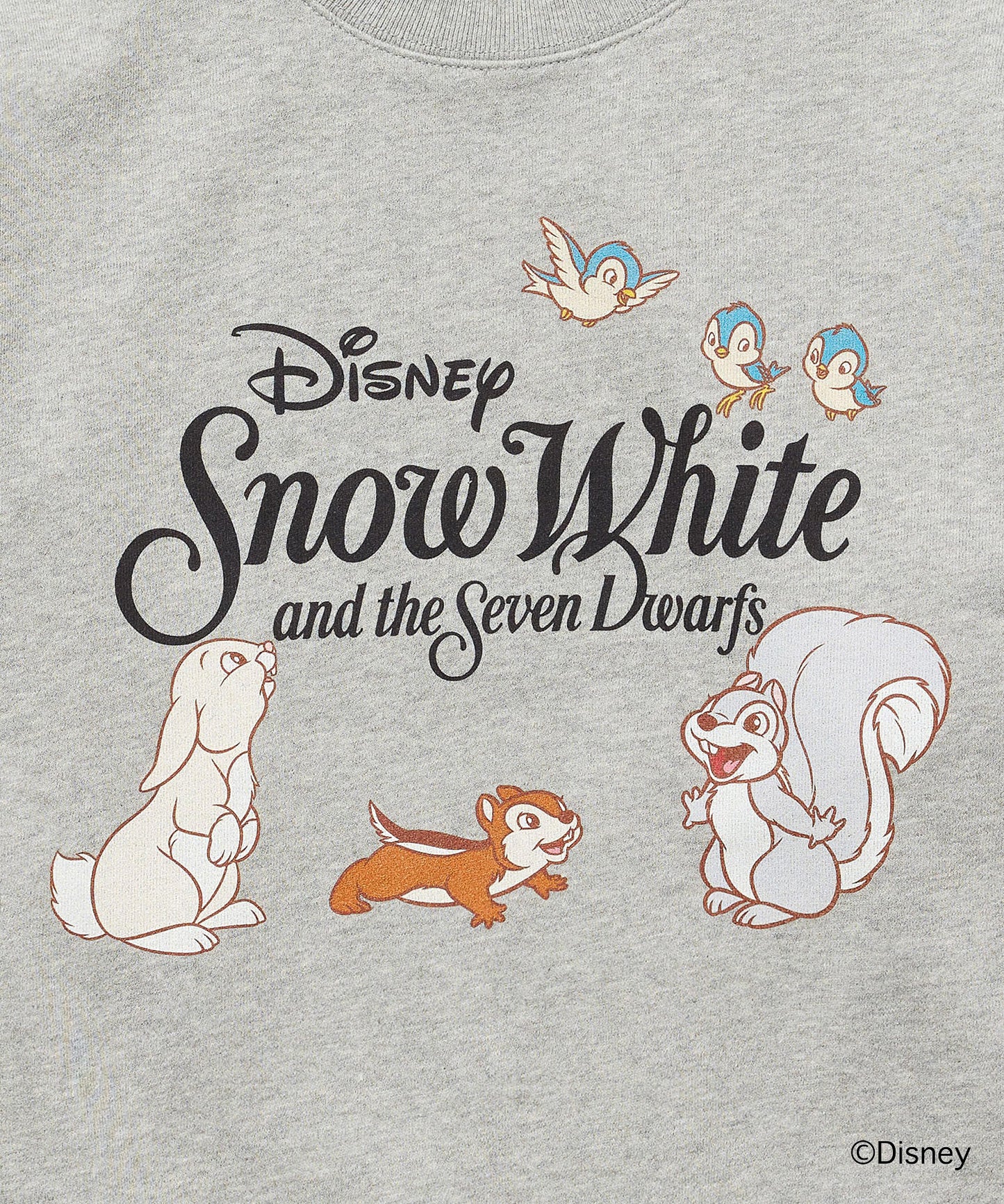 Disney 『Snow White』 NON TOKYO 　PRINT PULLOVER SWEAT(ANIMALS)