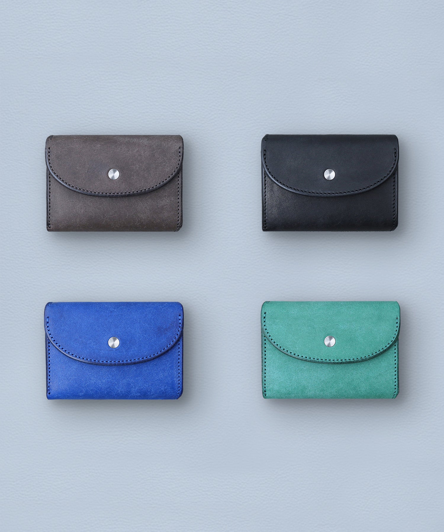 【Iru×IKENOHATA GINKAWATEN】MARGOT LEATHER COMPACT WALLET