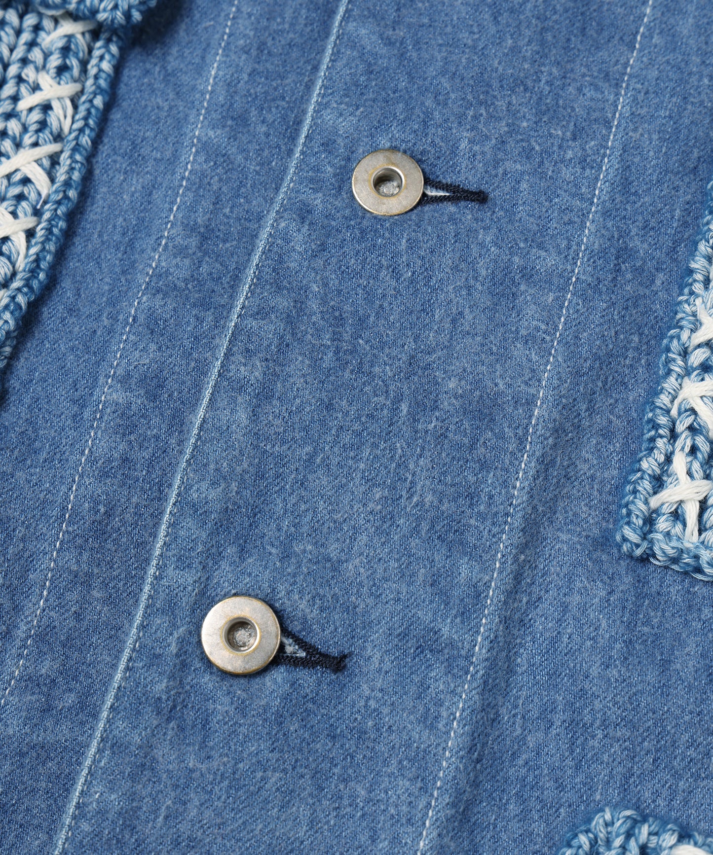 BLUSHED DENIM BLOUSON