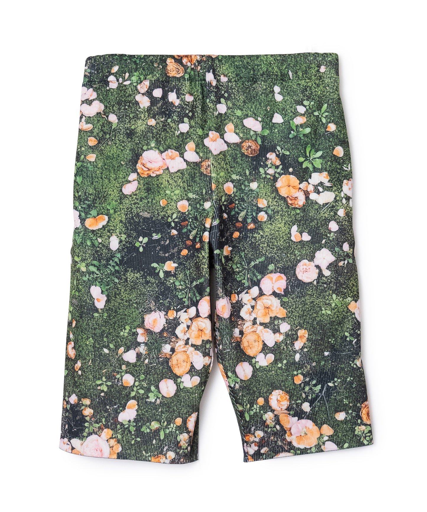 PRINT RIB SHORTS