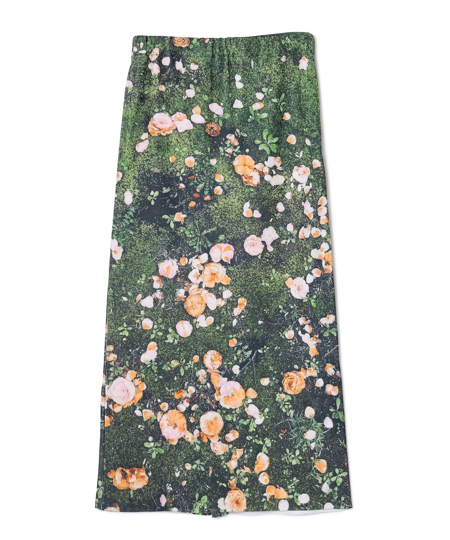 PRINT RIB SKIRT