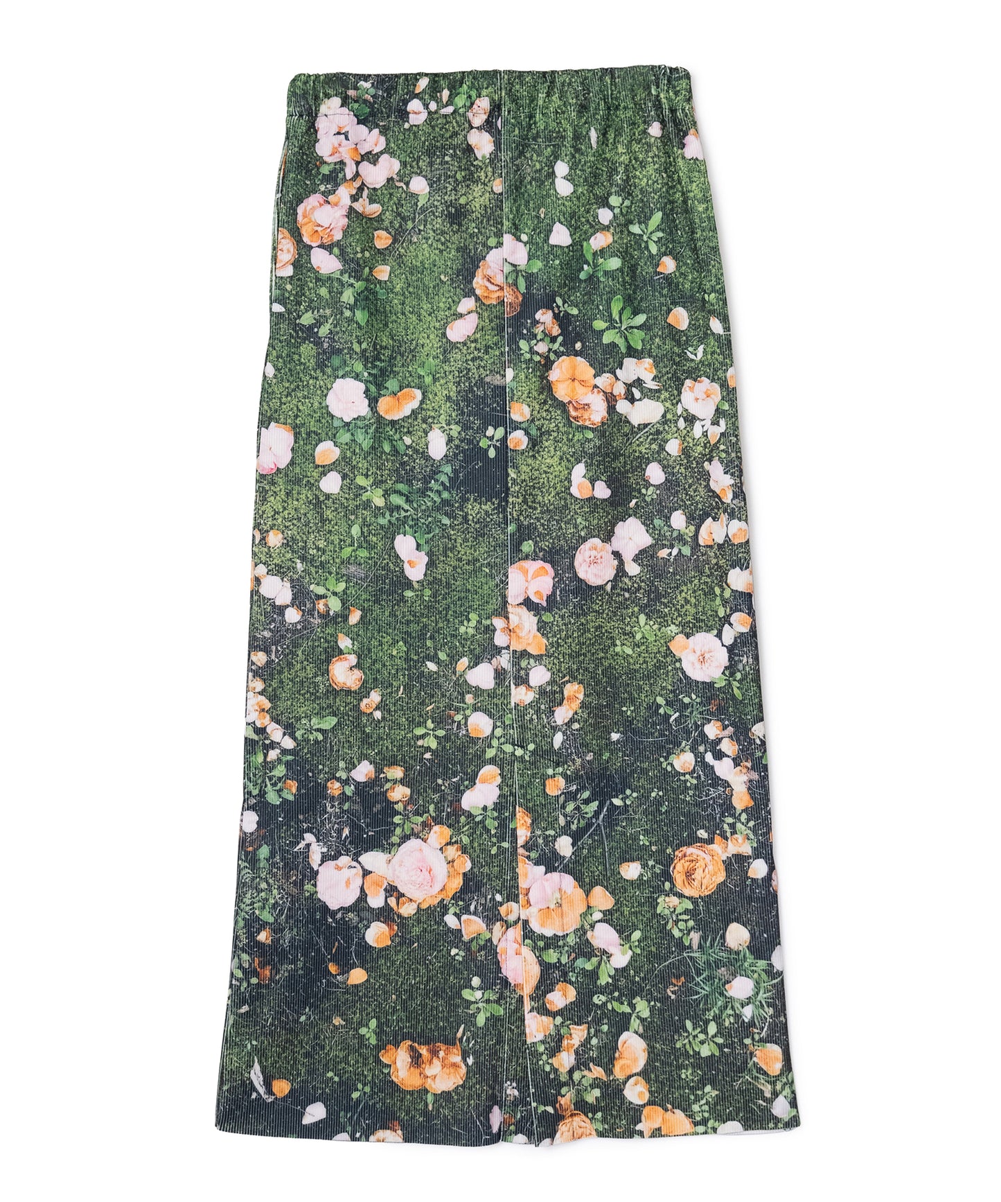PRINT RIB SKIRT