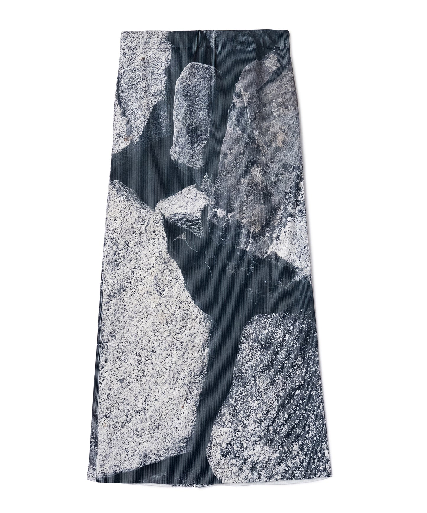 PRINT RIB SKIRT