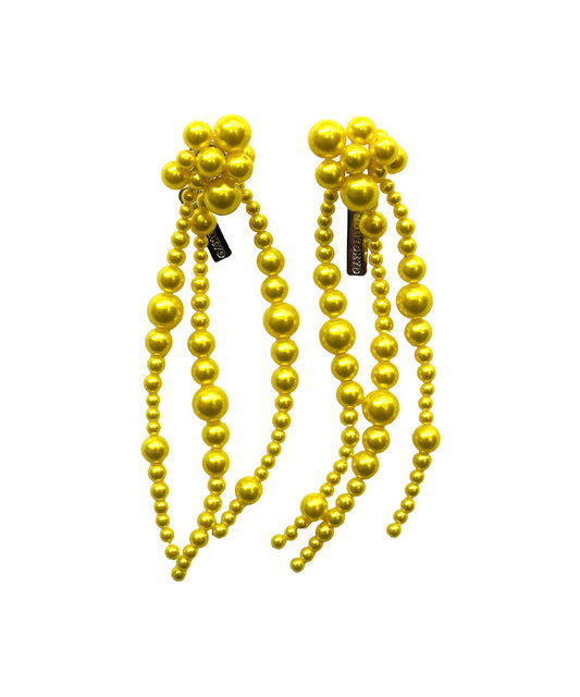 FRINGE PEARL EARRING