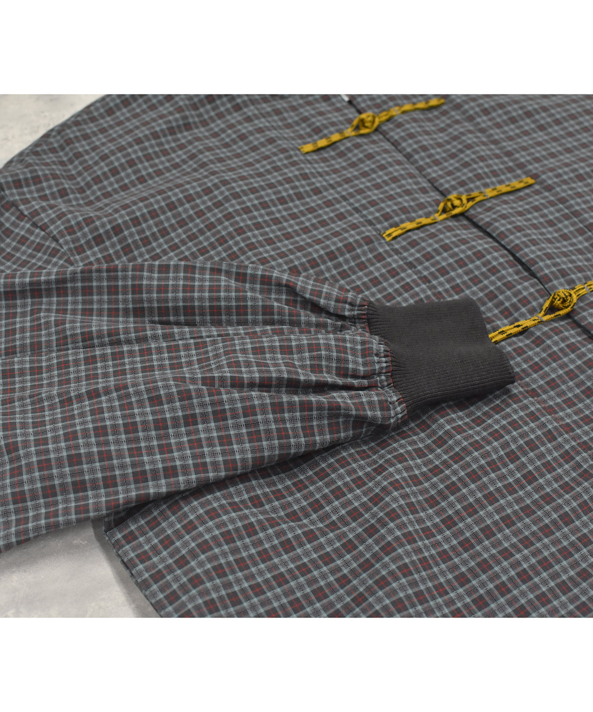 CHECKED KUNG FU SHIRT