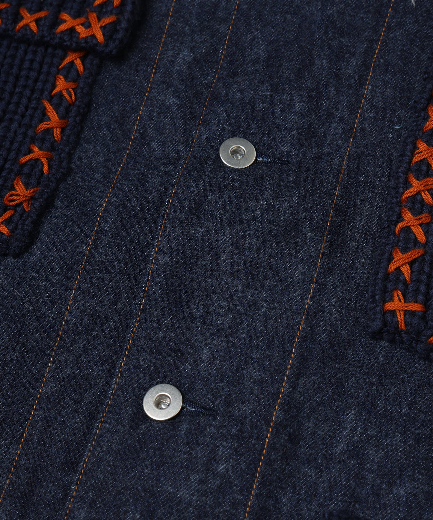 BLUSHED DENIM BLOUSON