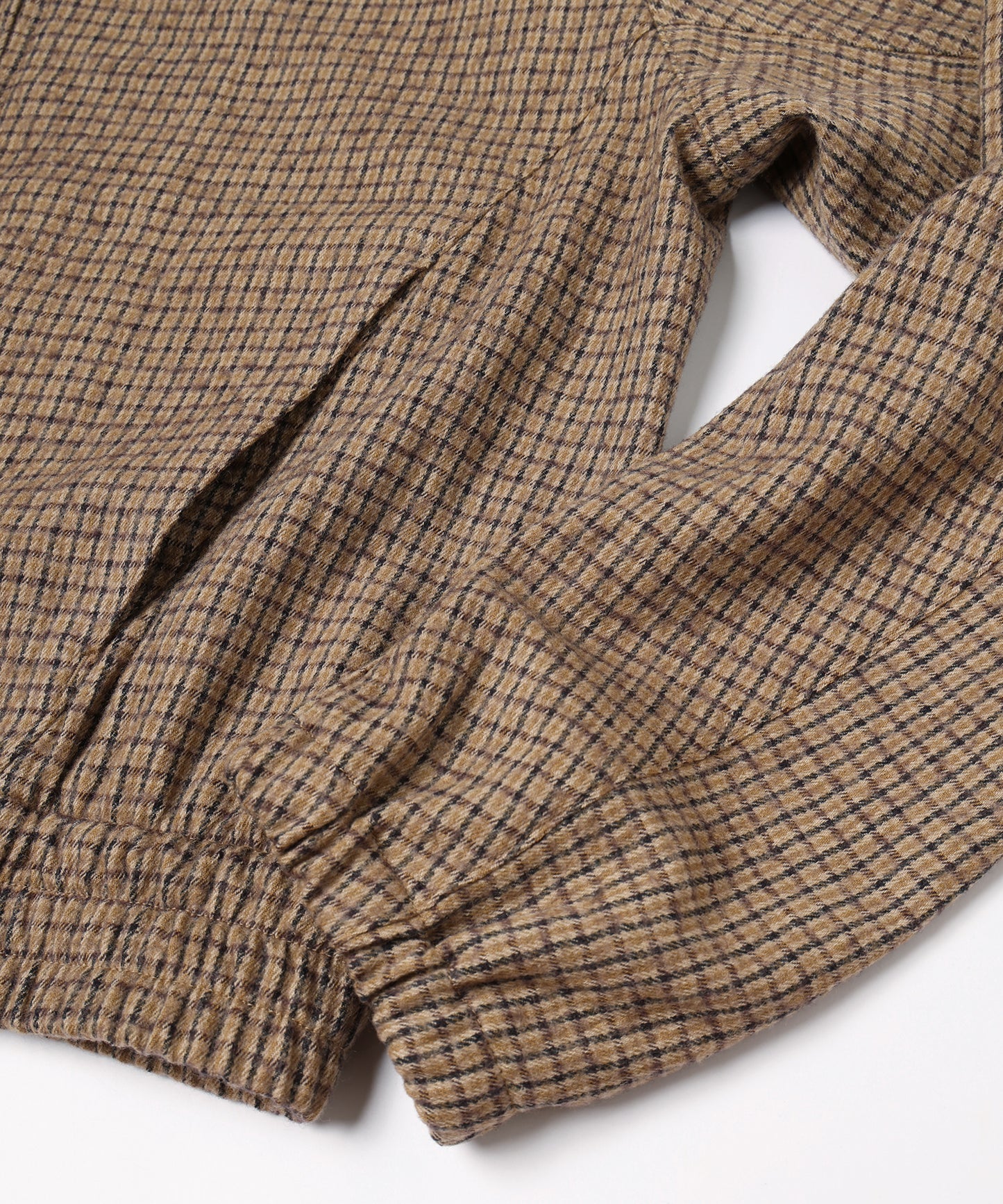 LEATHER COLLAR SHORT JACKET