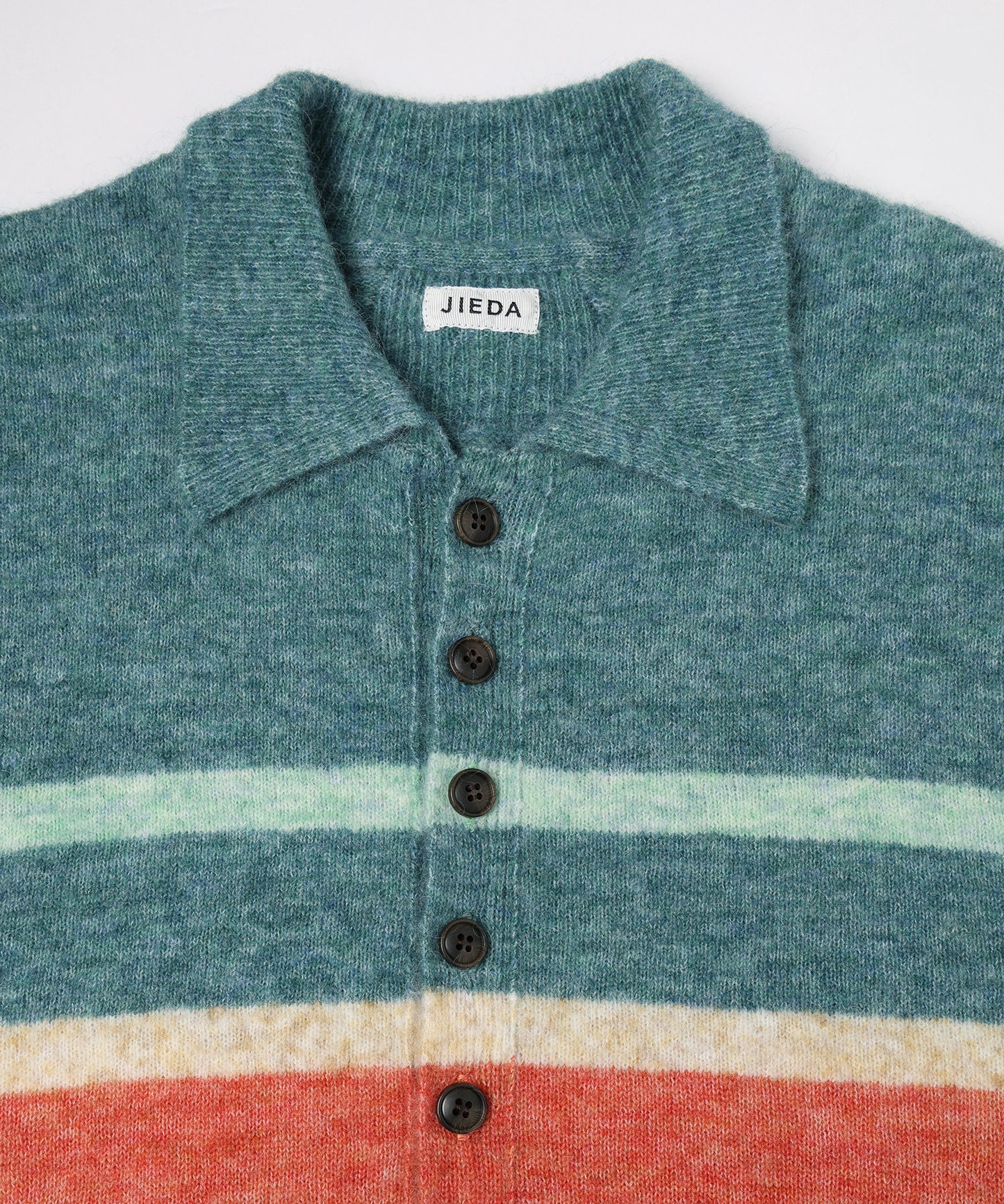 STRIPED KNIT POLO