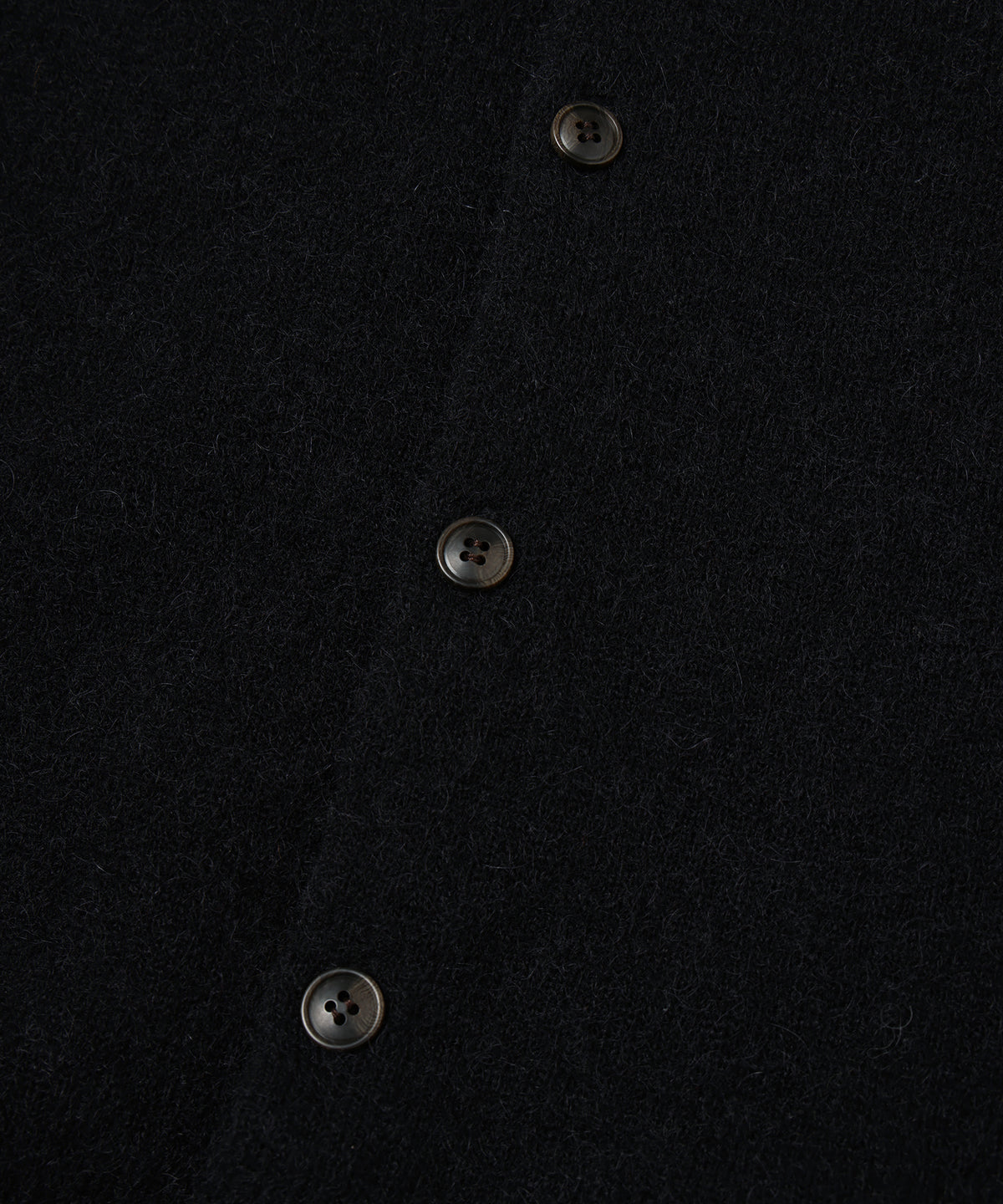 LAYERED MOHAIR KNIT SHIRT