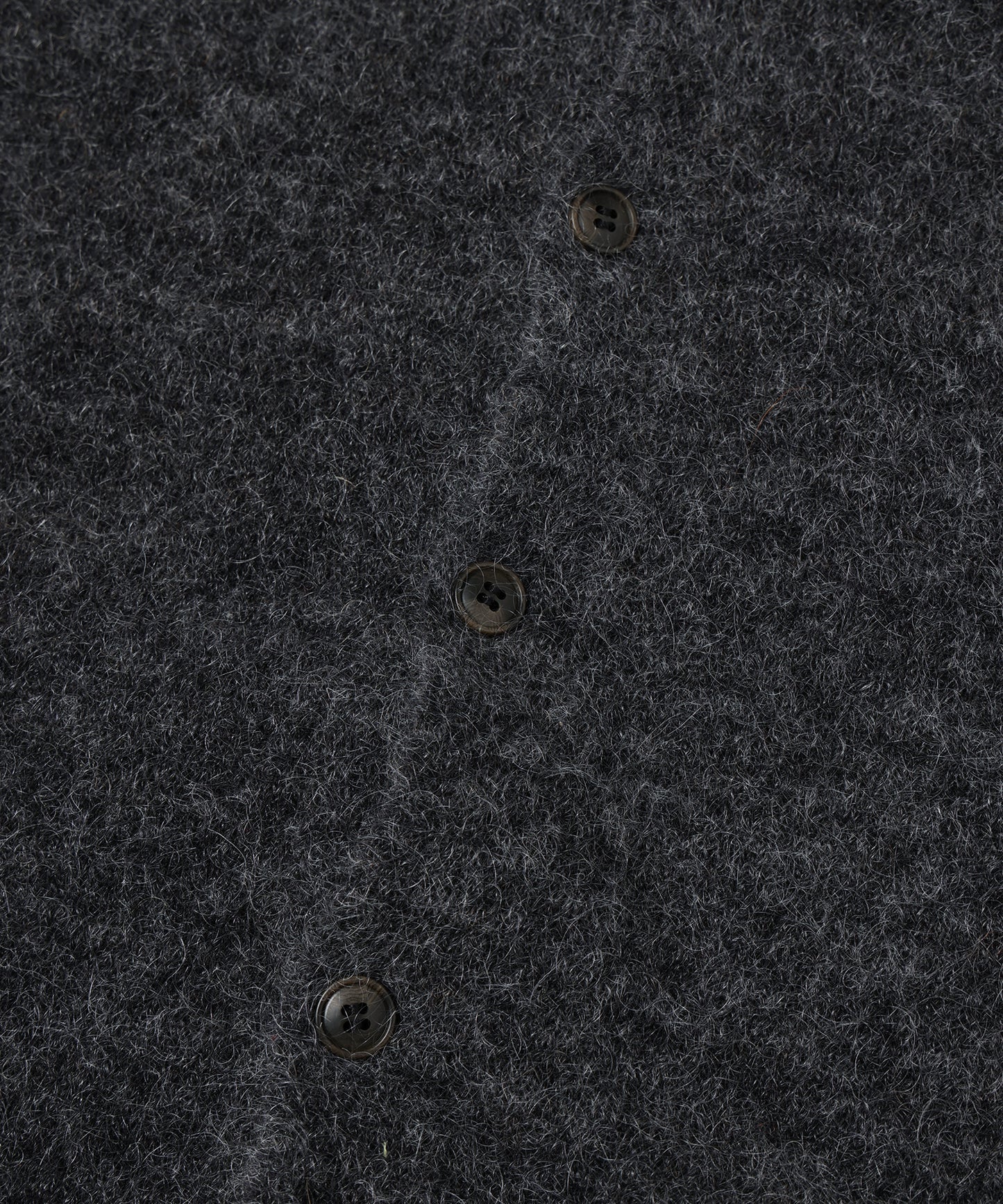 LAYERED MOHAIR KNIT SHIRT