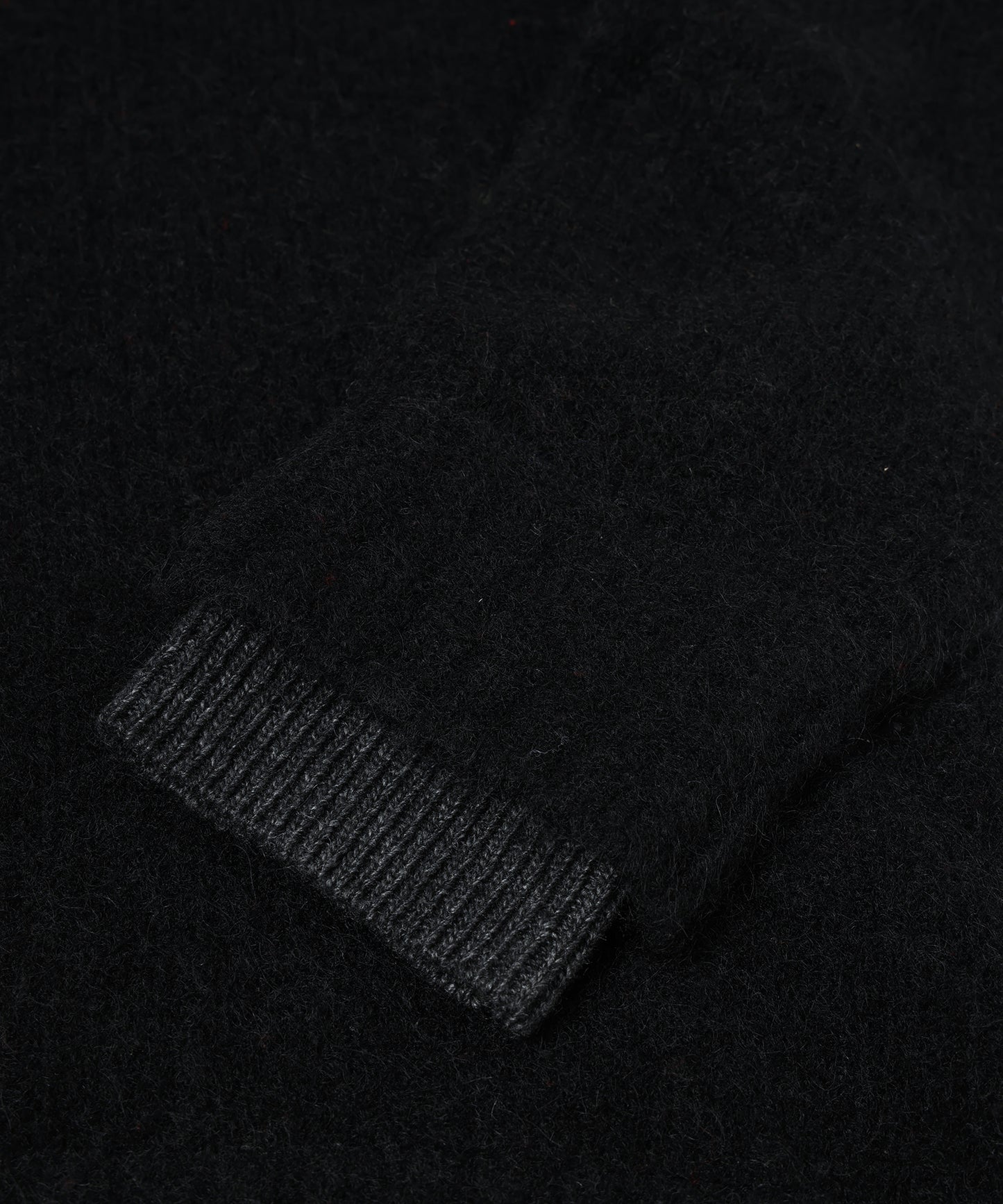 LAYERED MOHAIR V-NECK SWEATER