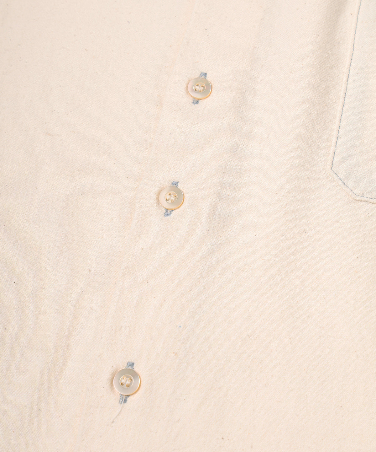 COTTON SILK CUT-OFF SHORT SHIRT