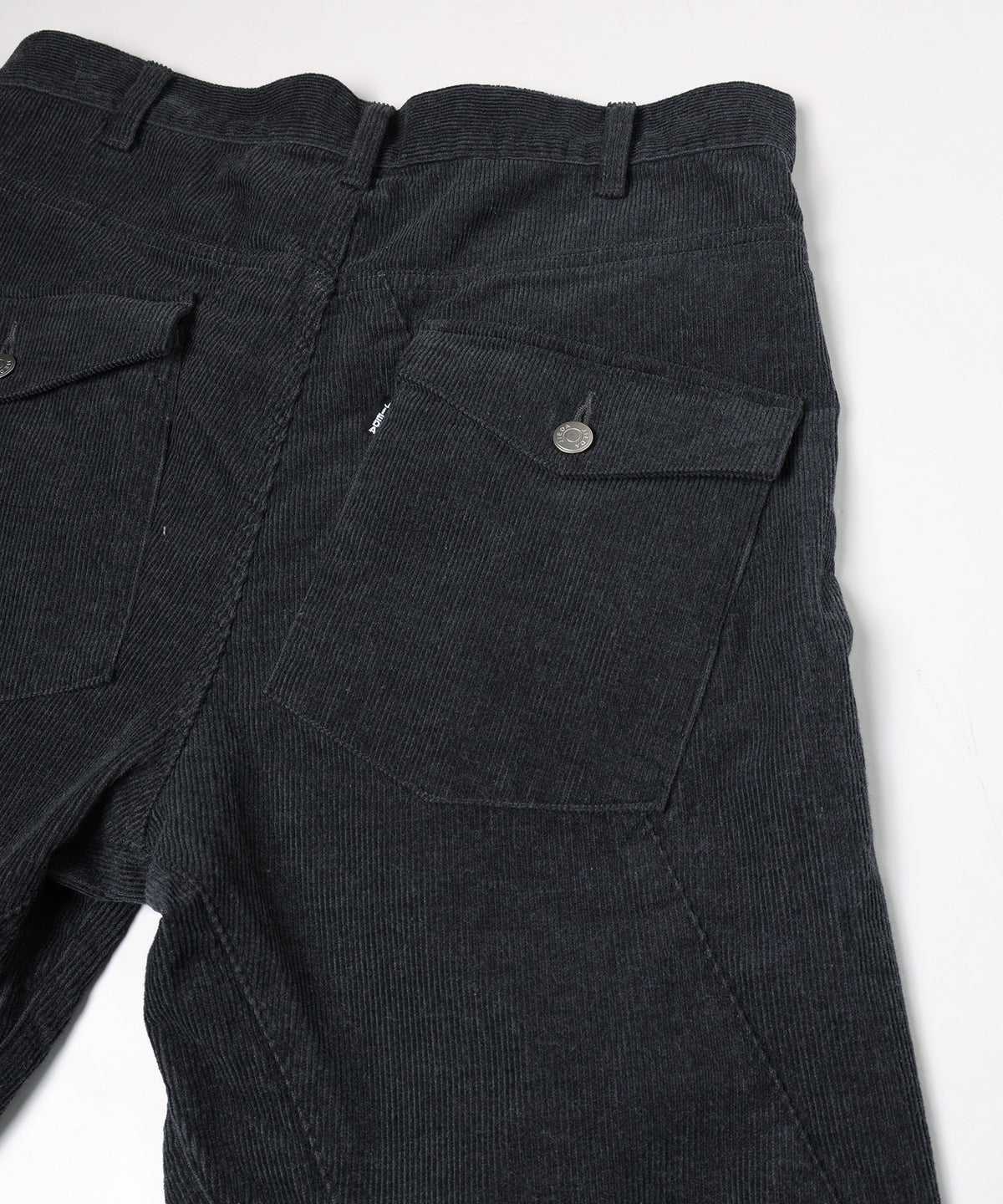 ENGINEERED DRAPING FLARE CORDUROY PANTS