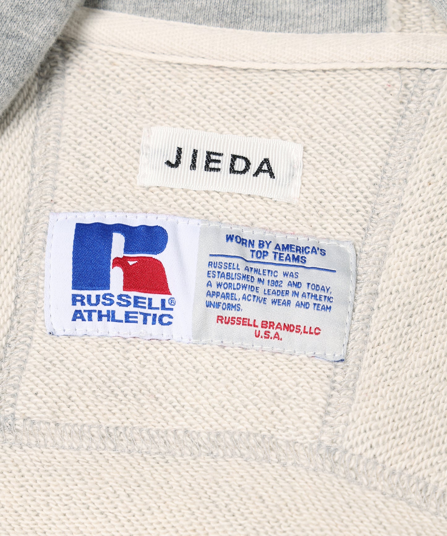 JIEDA × RUSSELL ATHLETIC ZIP HOODIE