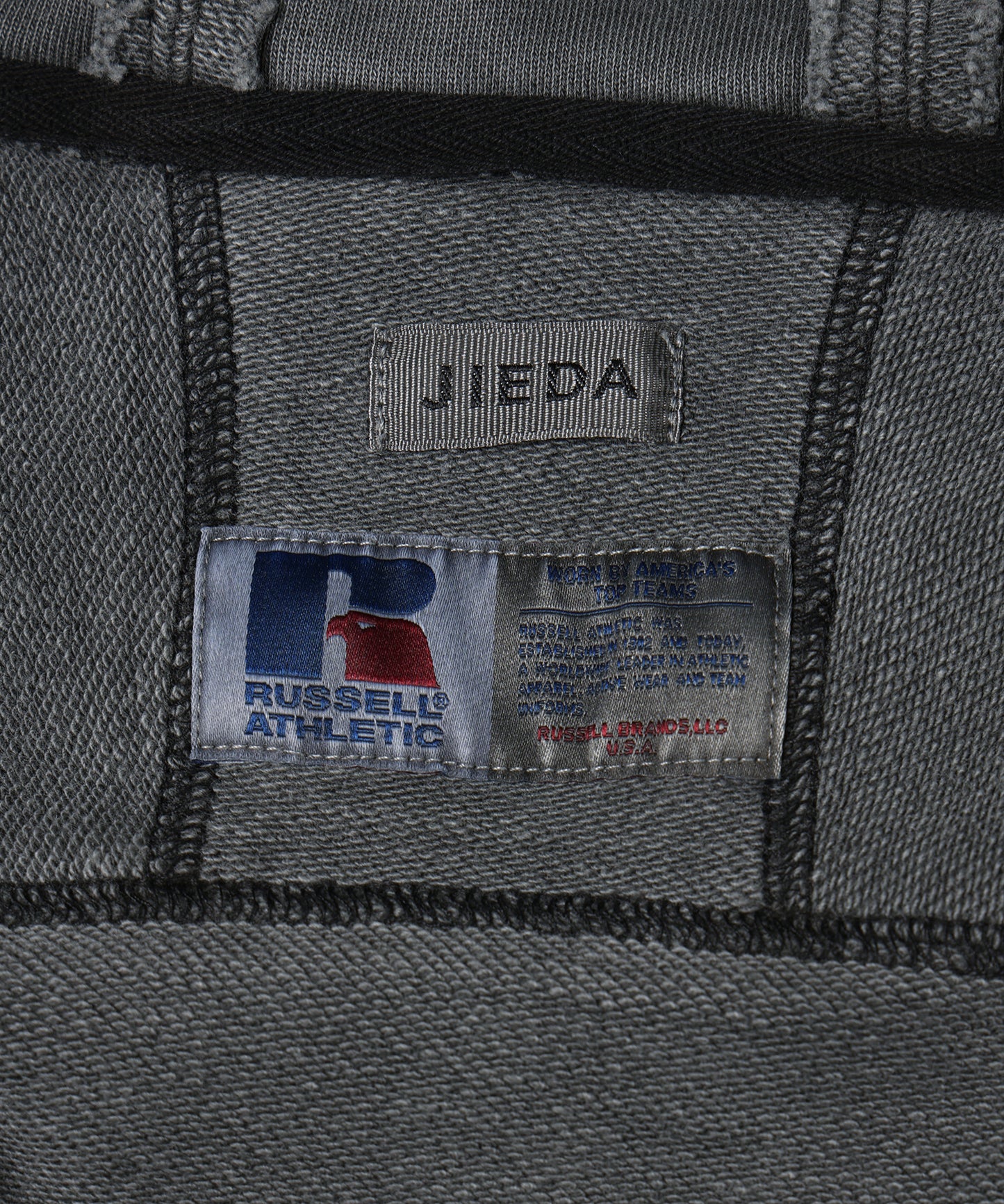 JIEDA × RUSSELL ATHLETIC ZIP HOODIE