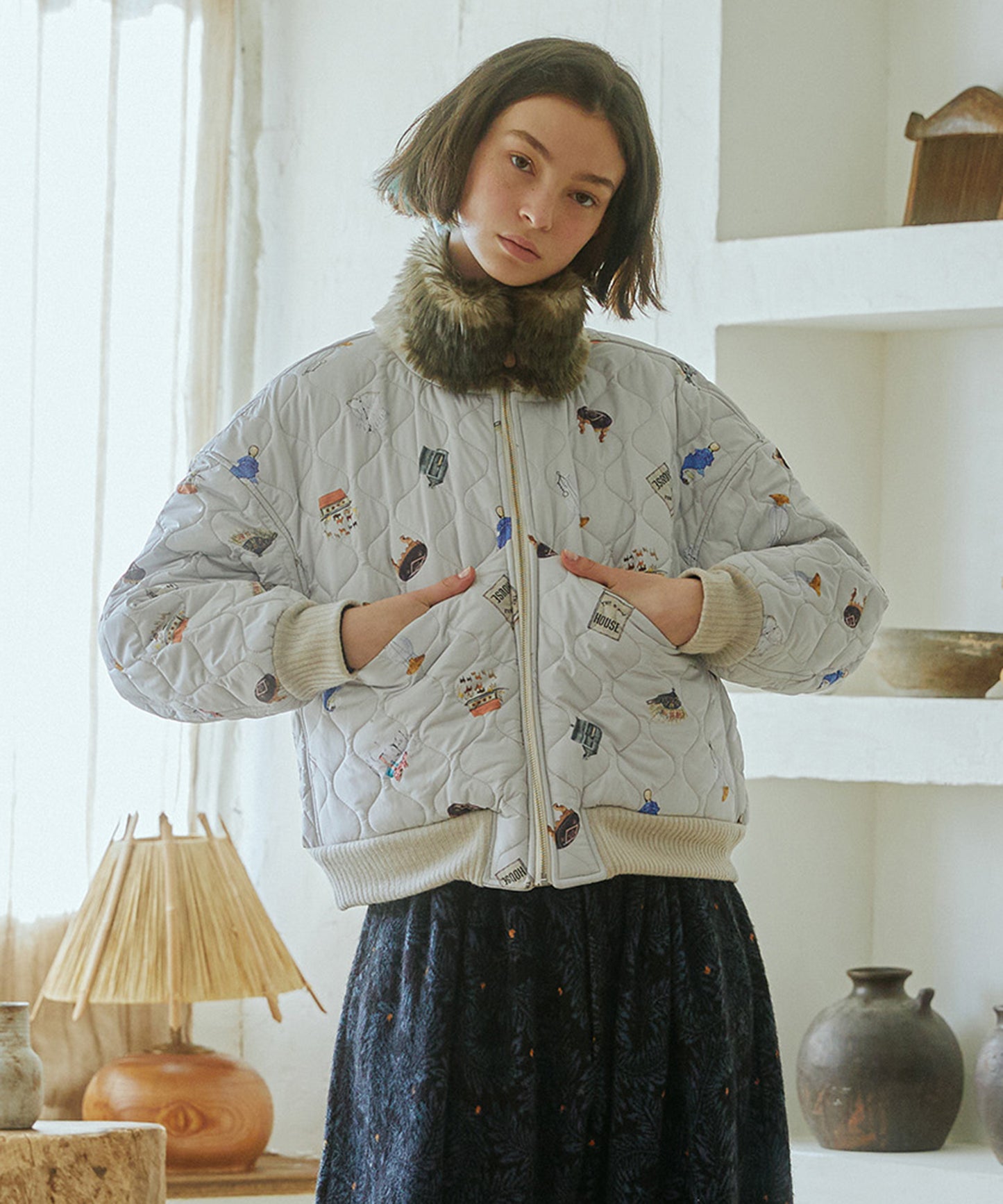 Barn Antique Quilting Blouson