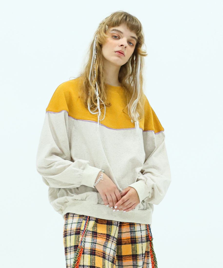 Panelled pullover