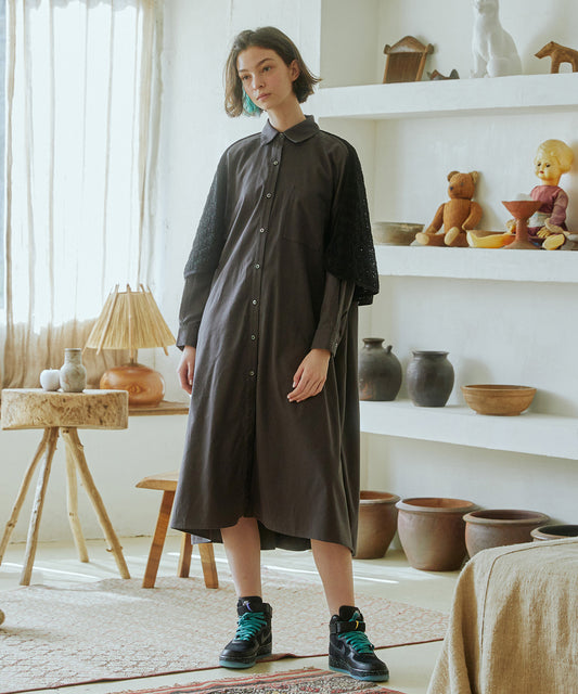 Granma Lace Dress Shirts 【納期8月中旬】