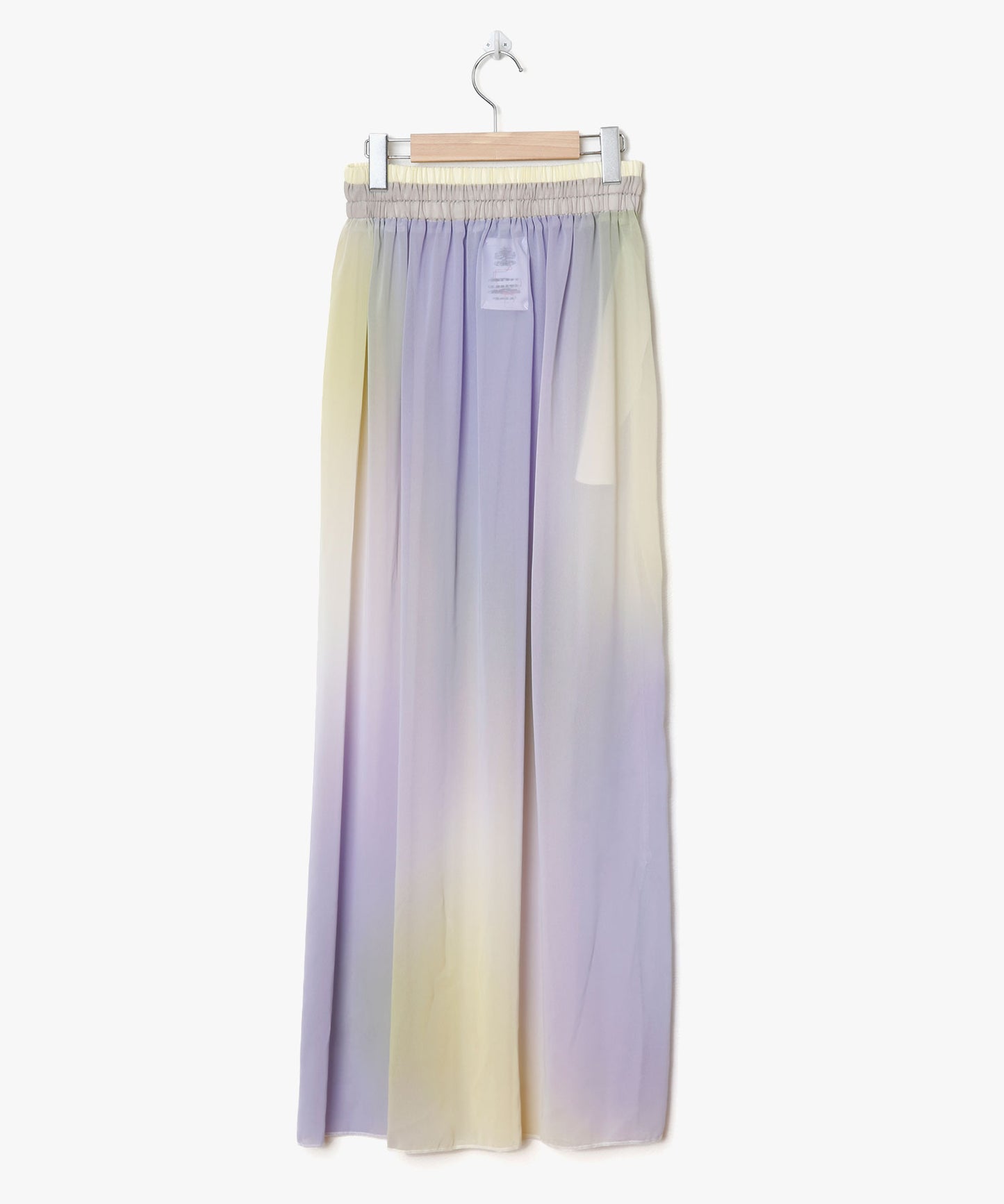 Fog dyed long skirt