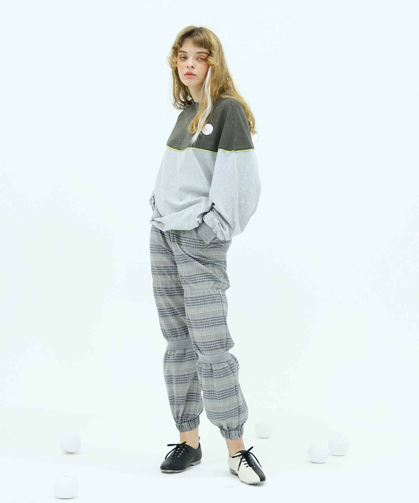 Panelled pullover