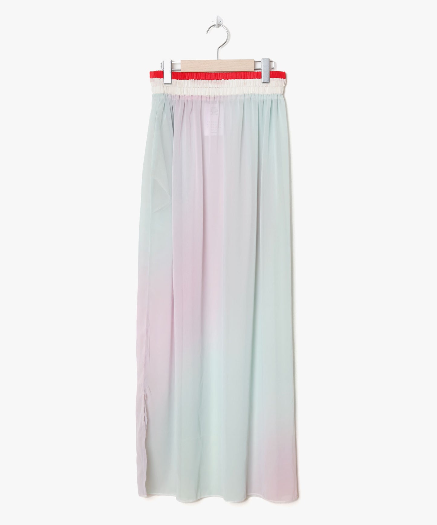 Fog dyed long skirt