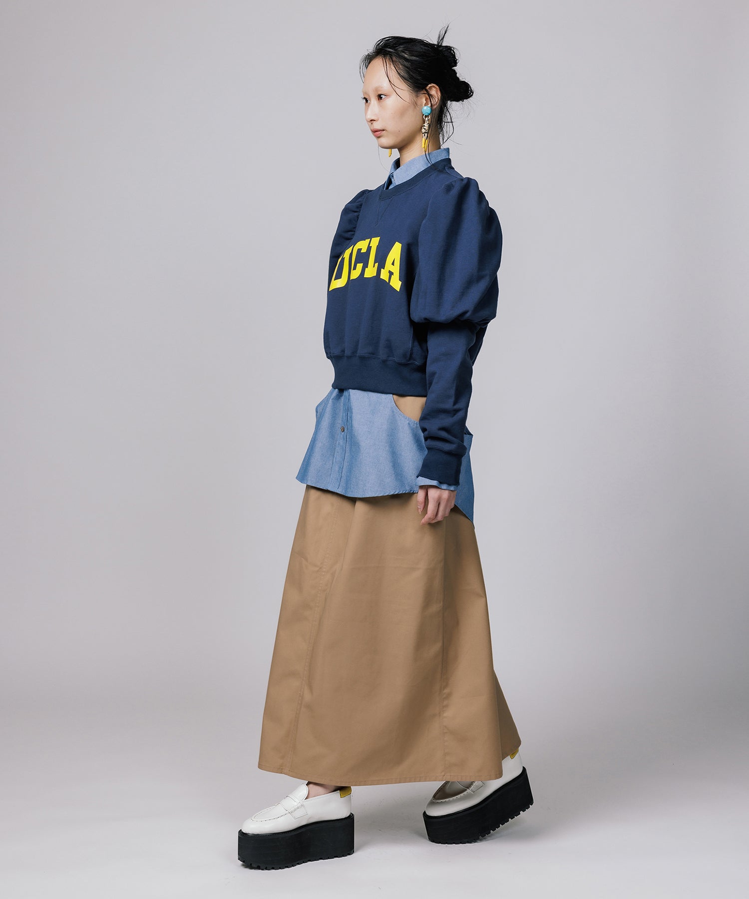 COLLEGE PUFF SWEAT / NON-23S-0101 【納期2月中旬】 – ANLIO（アンリオ）