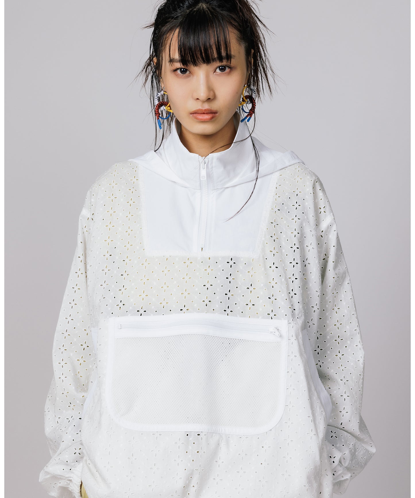 LACE ANORAK JACKET / NON-23S-0111