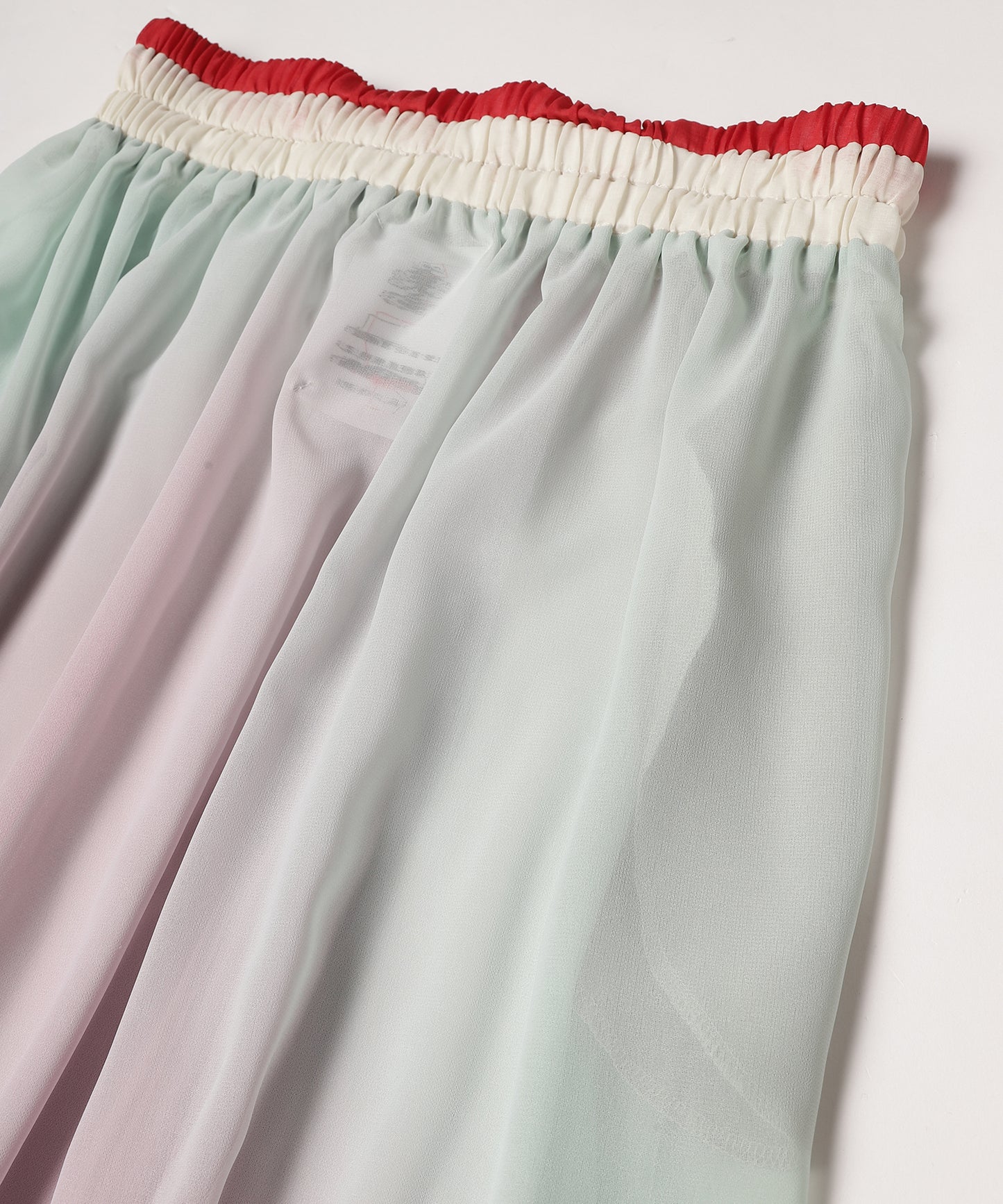 Fog dyed long skirt