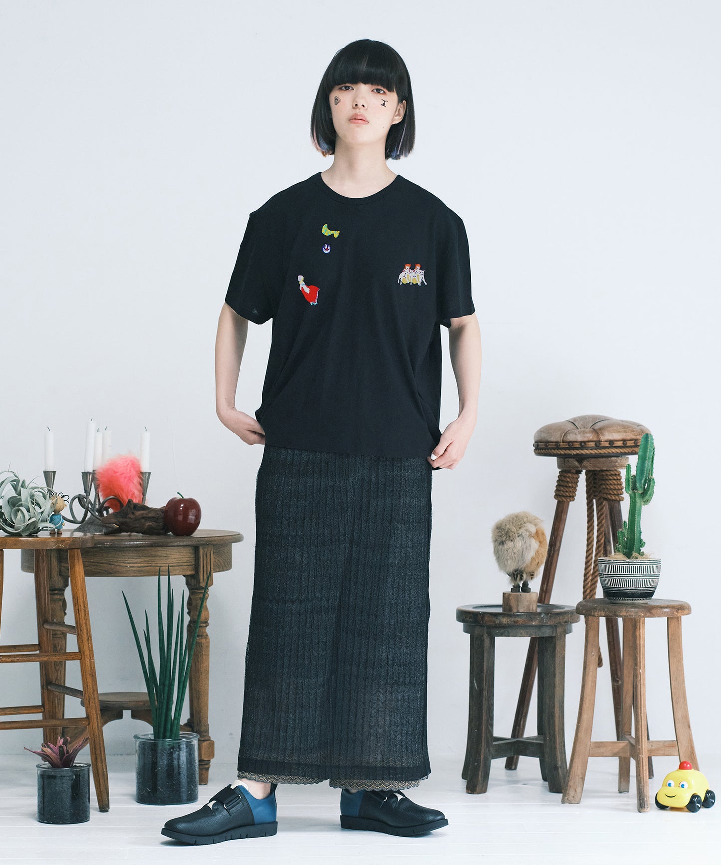 Layerd T One-piece -SOMEWHERE-