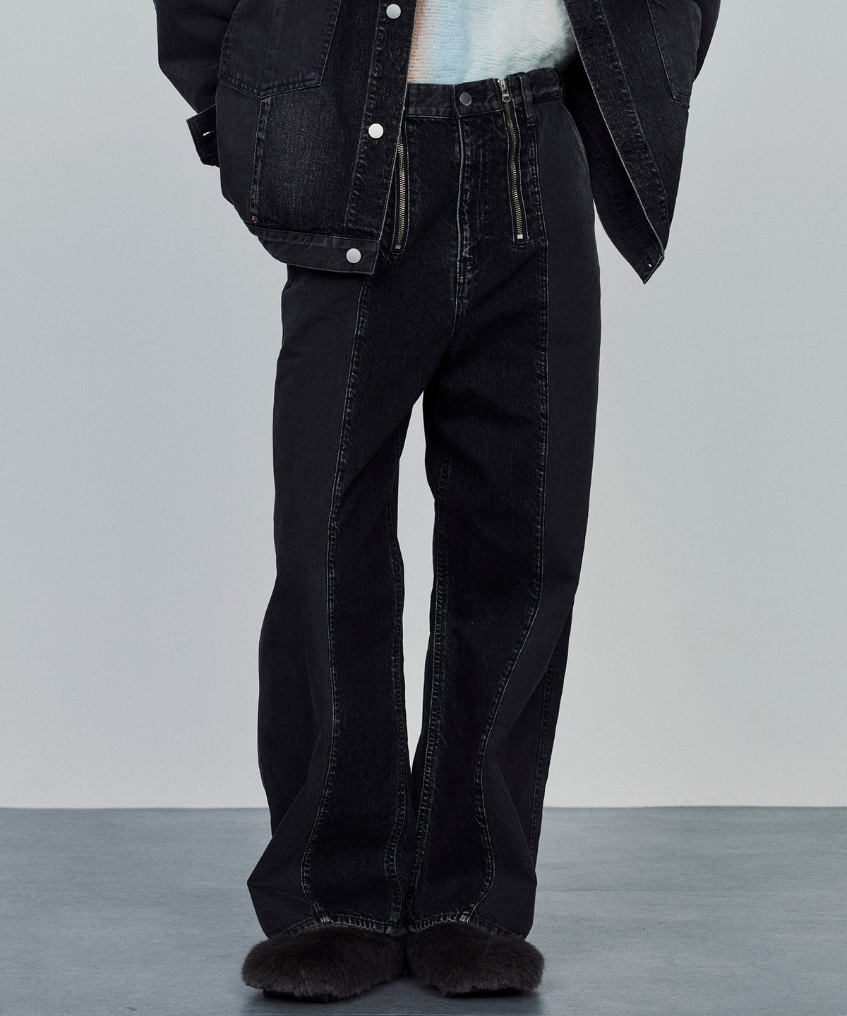 SWITCHING ZIP DENIM PANTS – ANLIO（アンリオ）