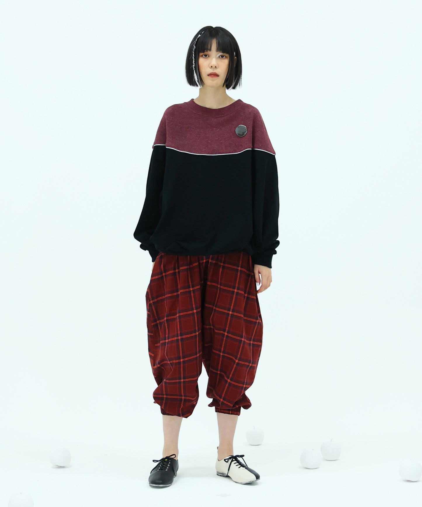 Panelled pullover