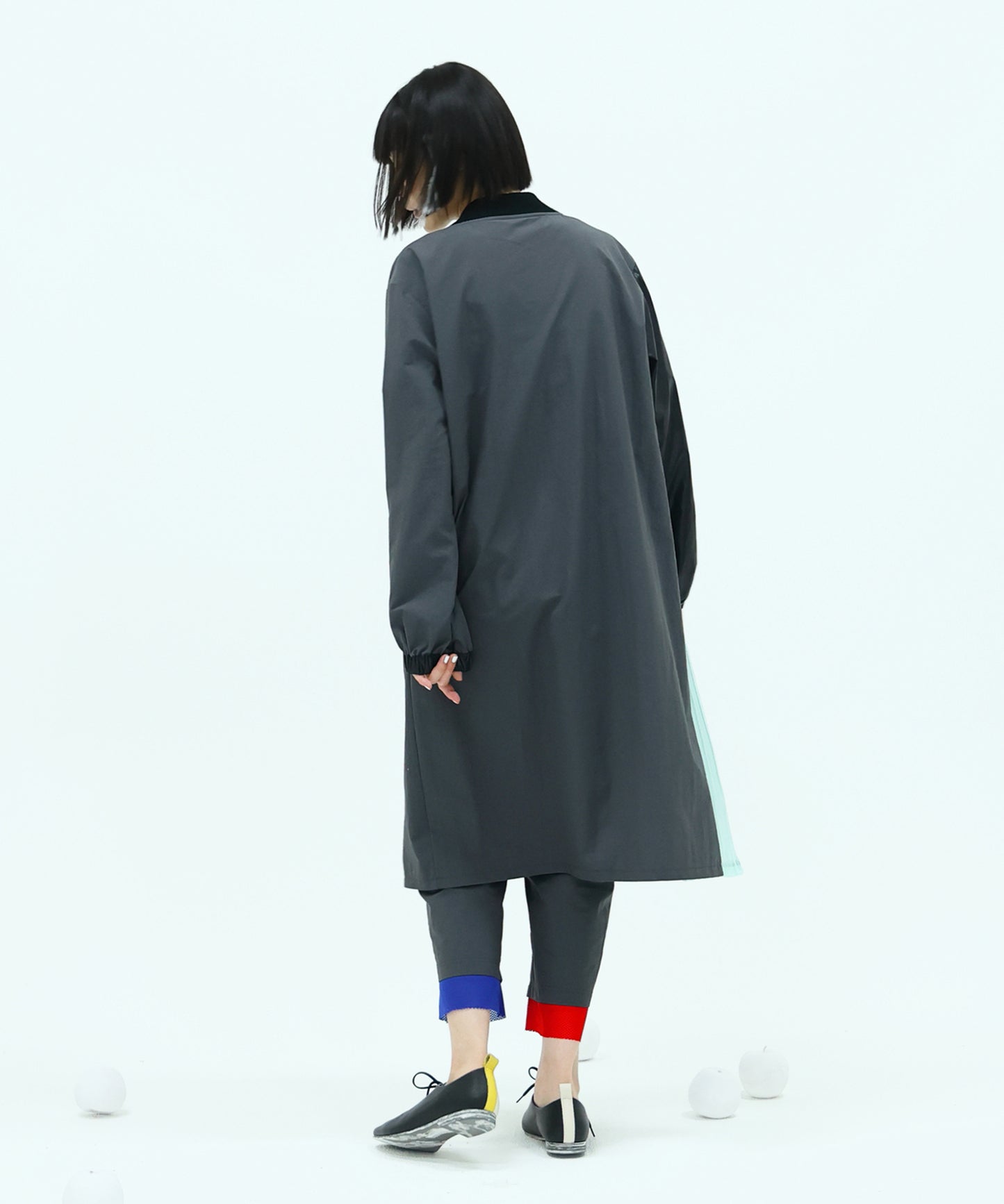 Asymmetric right coat