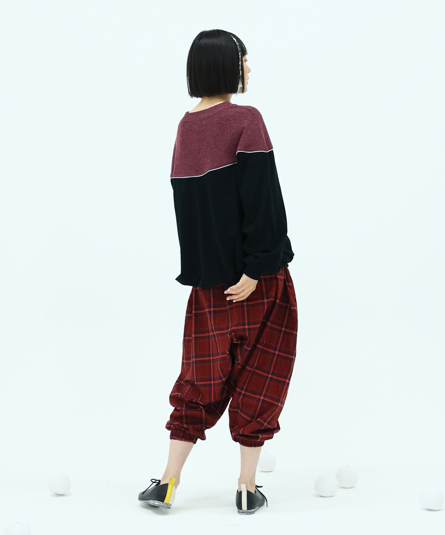 Panelled pullover