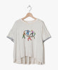 Blanket stitch T-shirt “DANCE”