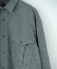 cotton tweed shirt jacket