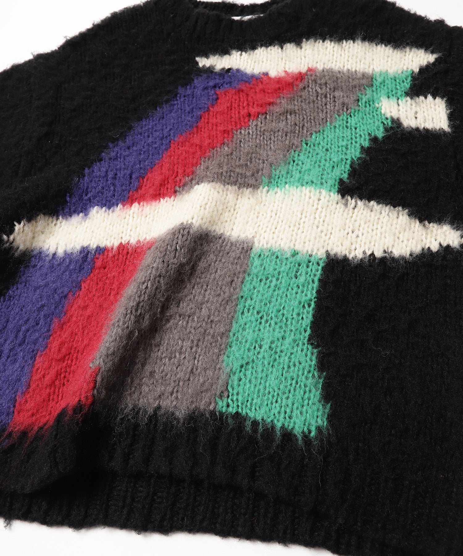 新品タグ付き】Jieda MOHAIR RAINBOW KNIT 22aw-