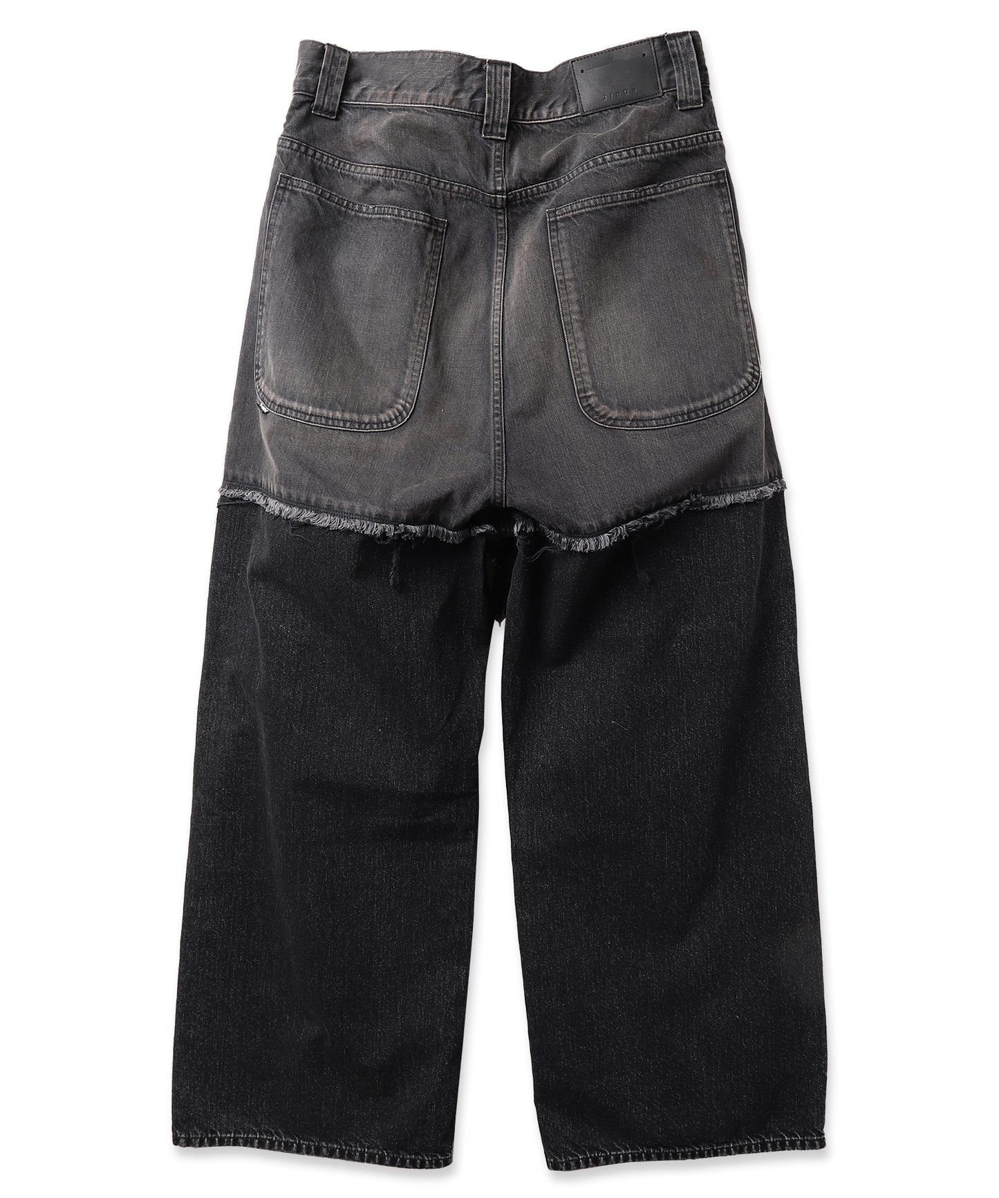 2TONE BAGGY DENIM PANTS