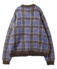 MOHAIR CHECKED CARDIGAN