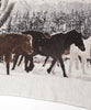 Herd of horses knit stole