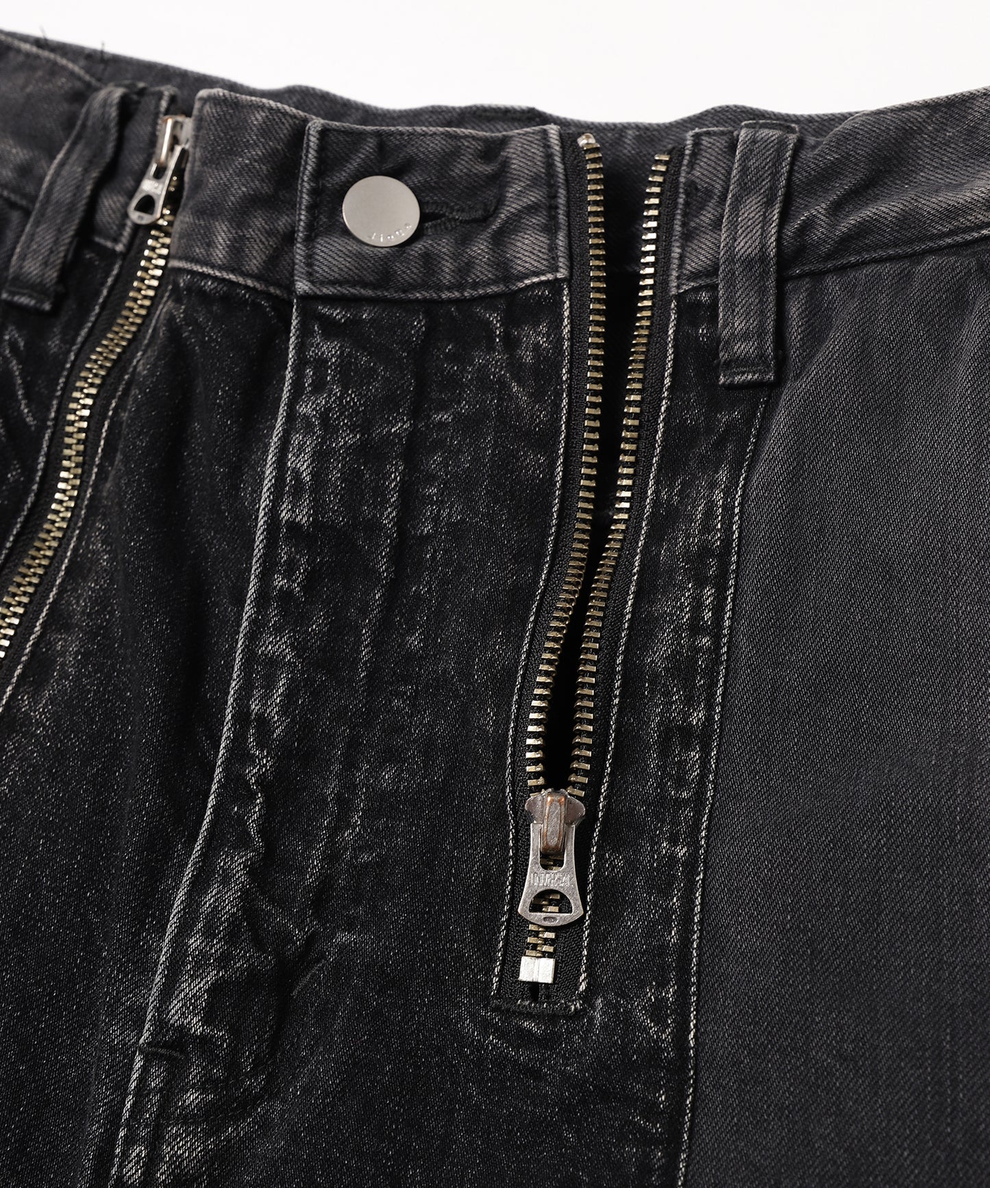 SWITCHING ZIP DENIM PANTS