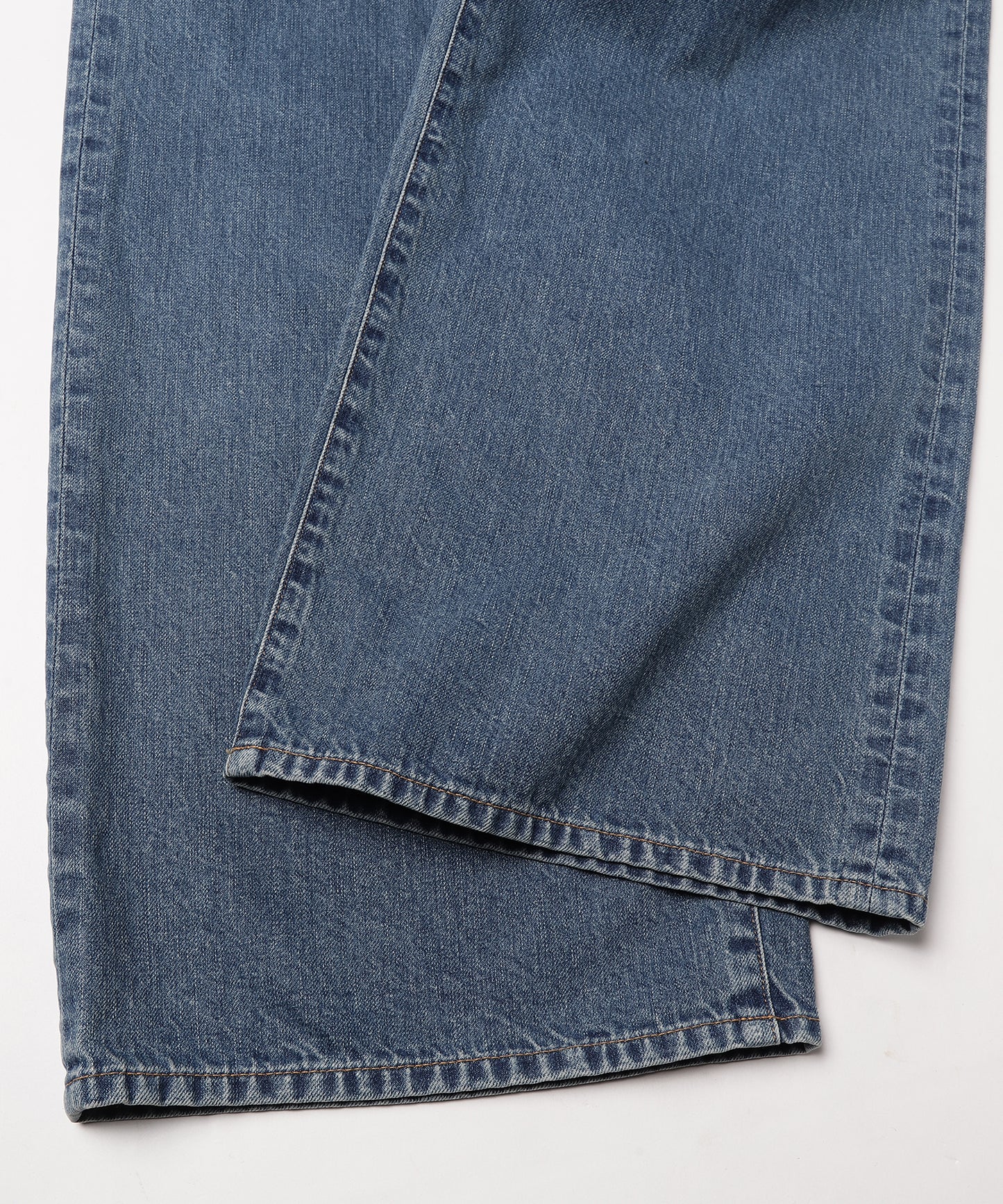 2TONE BAGGY DENIM PANTS