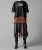 LAYERD FRINGE SKIRT