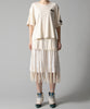 LAYERD FRINGE SKIRT
